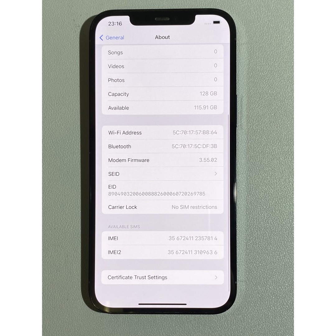 iPhone 12 Pro Max パシフィックブルー 128GB SIMフリー www