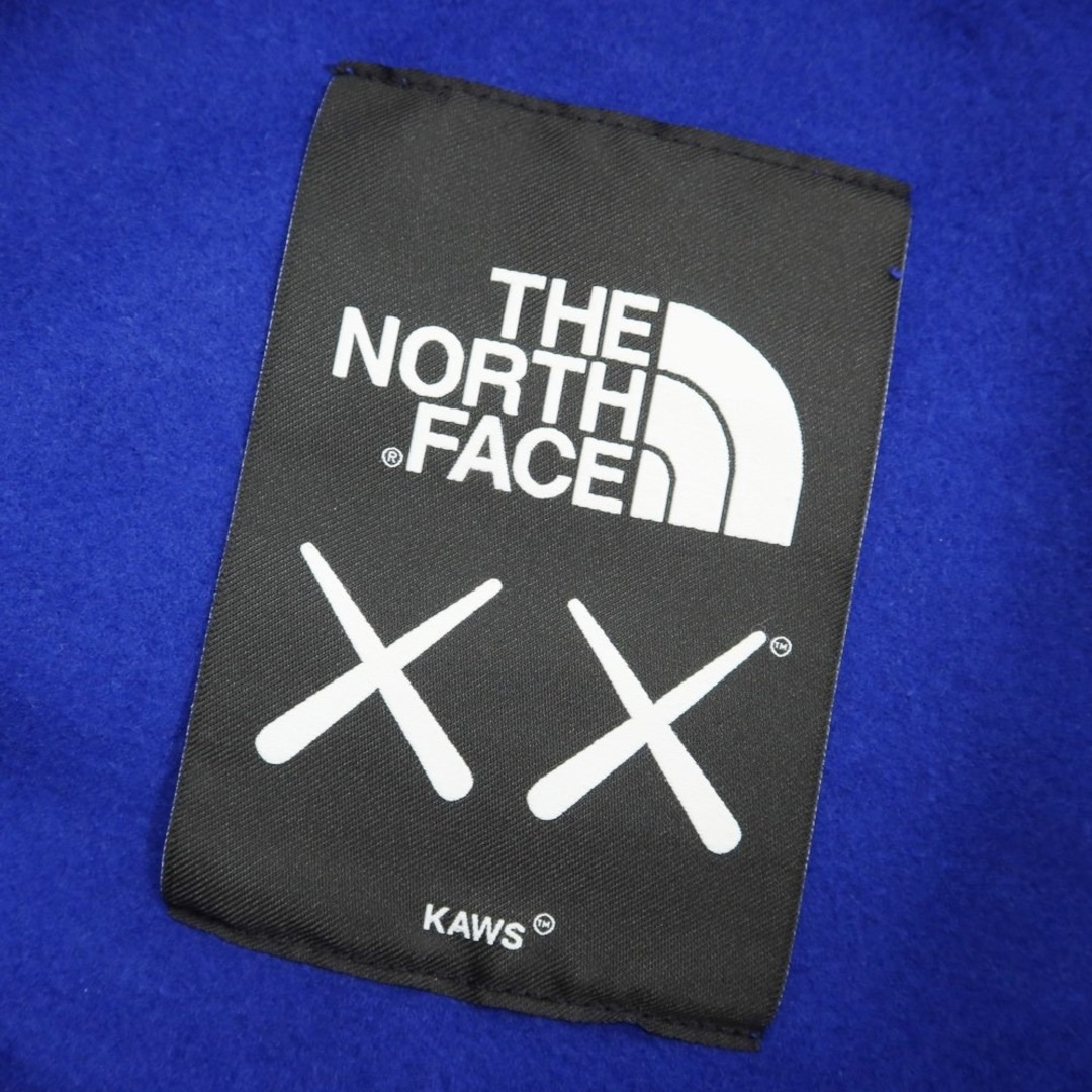 ザノースフェイス THE NORTH FACE × KAWS コットンポリエステル スウェットパンツ ブルー【サイズS】【メンズ】