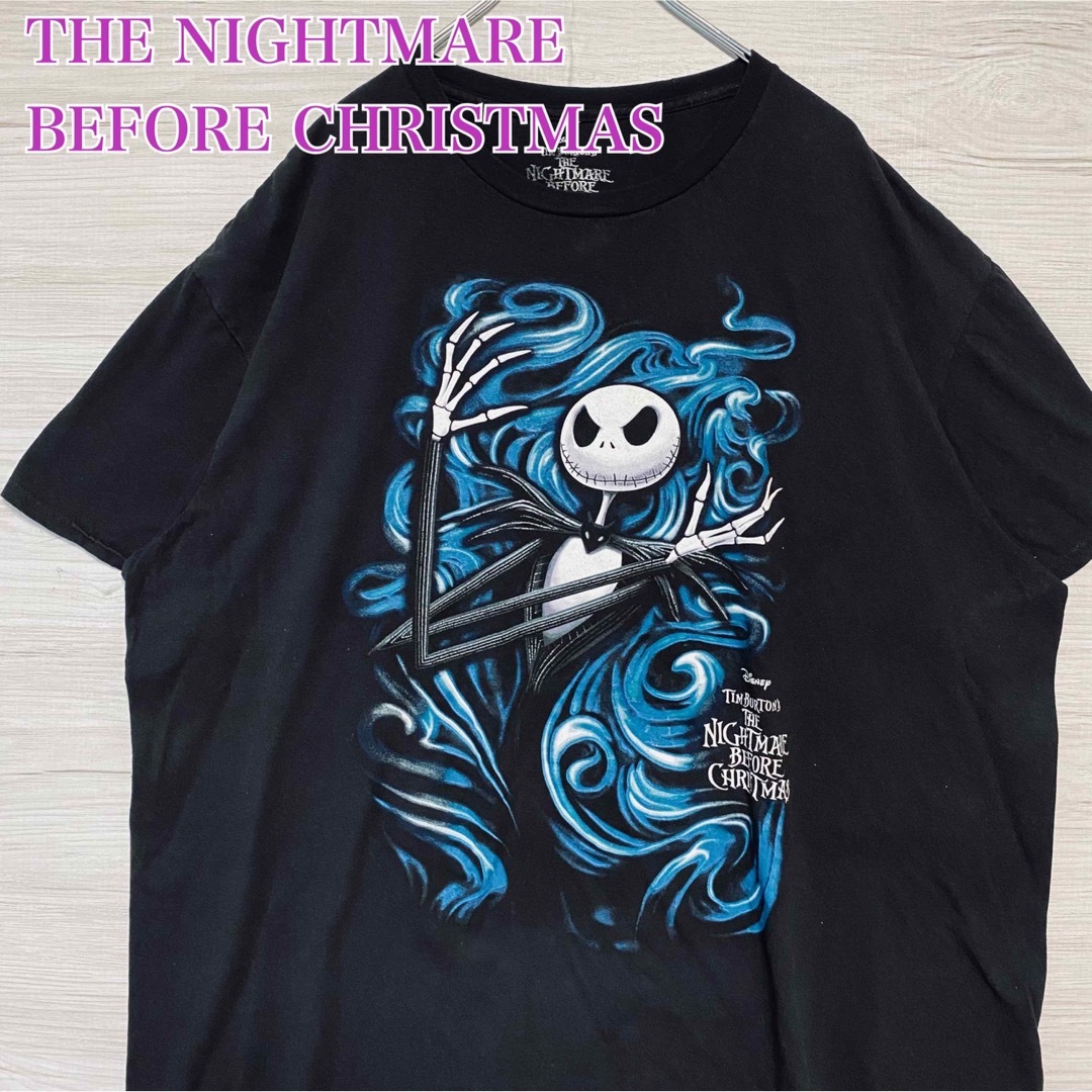 US◆ディズニー ナイトメアビフォアクリスマス Tシャツ メンズM