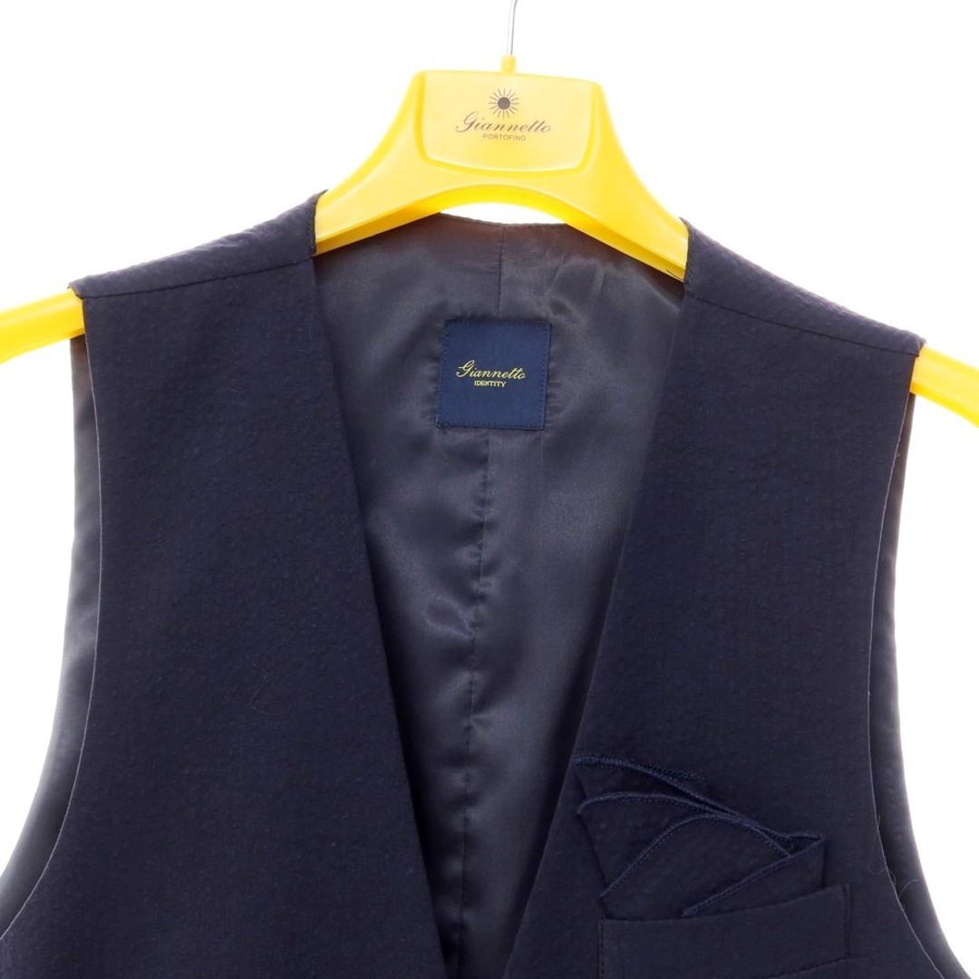 新品】ジャンネット giannetto シアサッカーコットン ジレベスト