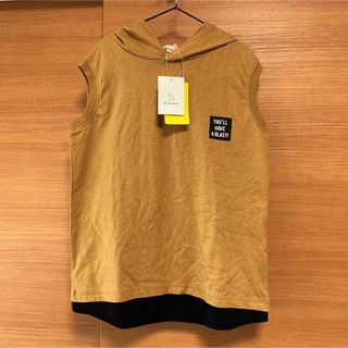 ブランシェス(Branshes)の新品タグ付き/ブランシェス/ノースリーブパーカー150cm(Tシャツ/カットソー)