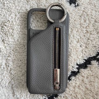 ajew - iPhone13pro iPhoneケース ウォータードロップ グリップ 黒の