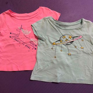 ベビーギャップ(babyGAP)のbabyGAP女の子Tシャツ2枚セット🎵80cm(Ｔシャツ)