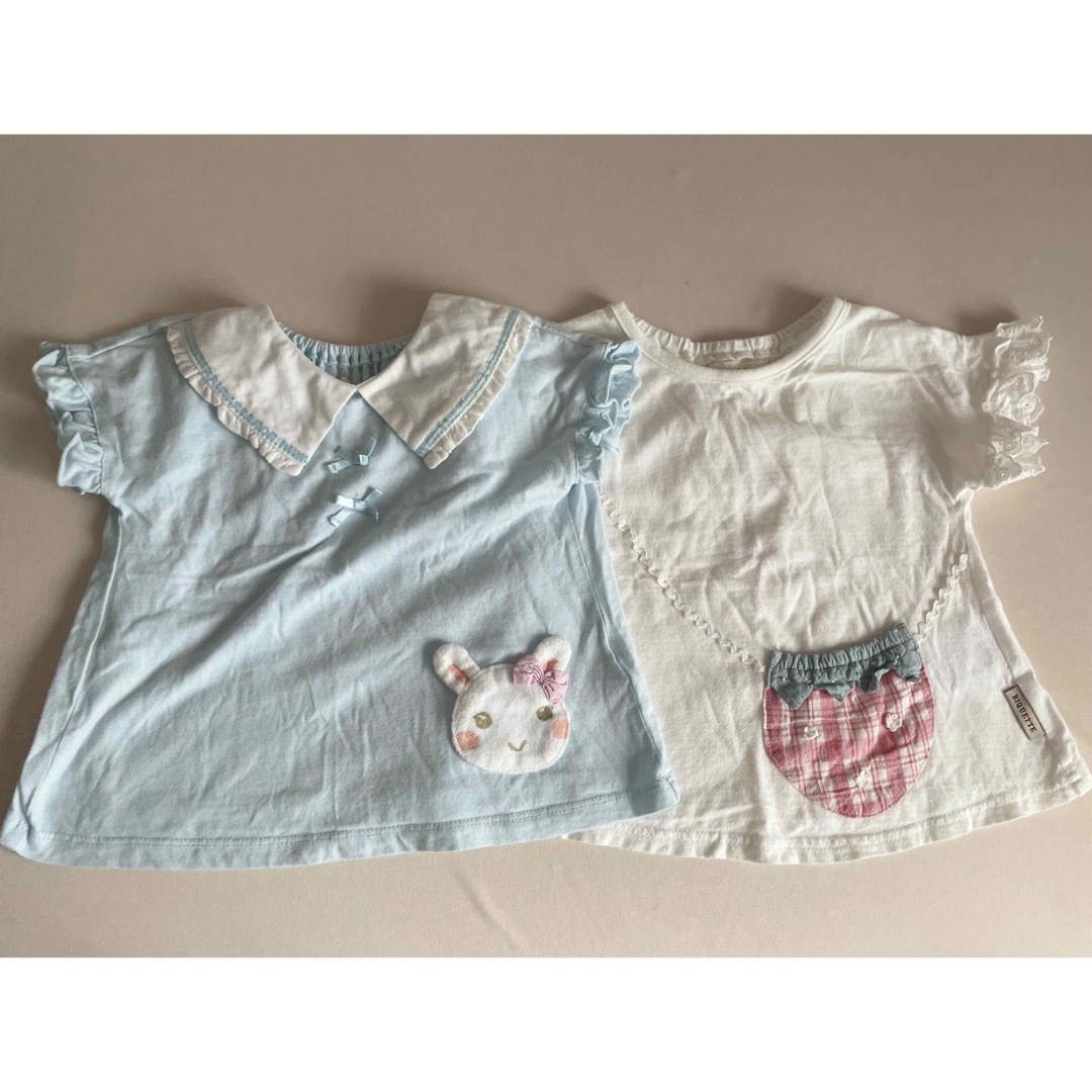 coeur a coeur(クーラクール)のクーラクール ﾋﾞｹｯﾄｸﾗﾌﾞ Tシャツ ワンピ キッズ/ベビー/マタニティのキッズ服女の子用(90cm~)(Tシャツ/カットソー)の商品写真