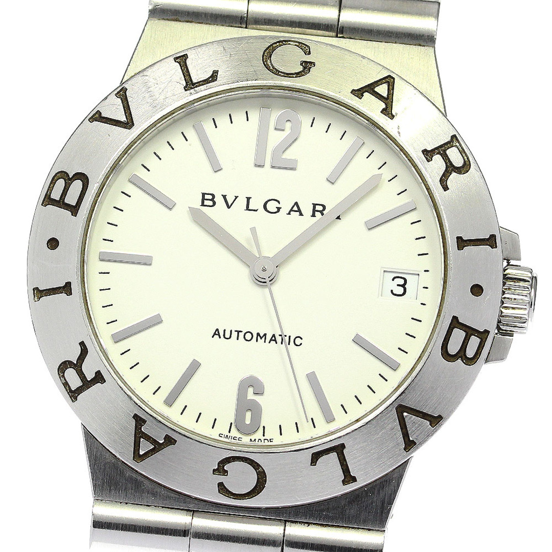 ブルガリ BVLGARI LCV35S ディアゴノ スポーツ デイト 自動巻き メンズ _762688