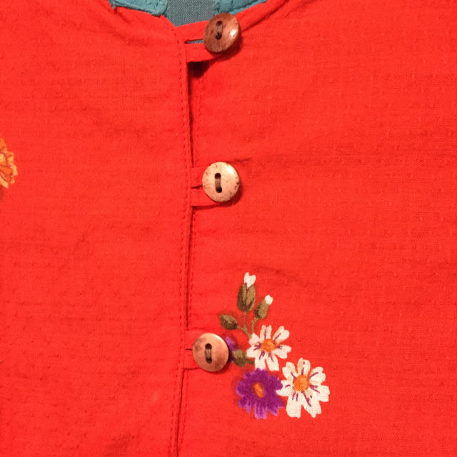 BEAMS BOY(ビームスボーイ)の花柄刺繍ワンピース レディースのワンピース(ひざ丈ワンピース)の商品写真