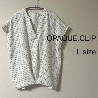 オペークドットクリップ(OPAQUE.CLIP)の半袖ブラウス　OPAQUE.CLIP(シャツ/ブラウス(半袖/袖なし))
