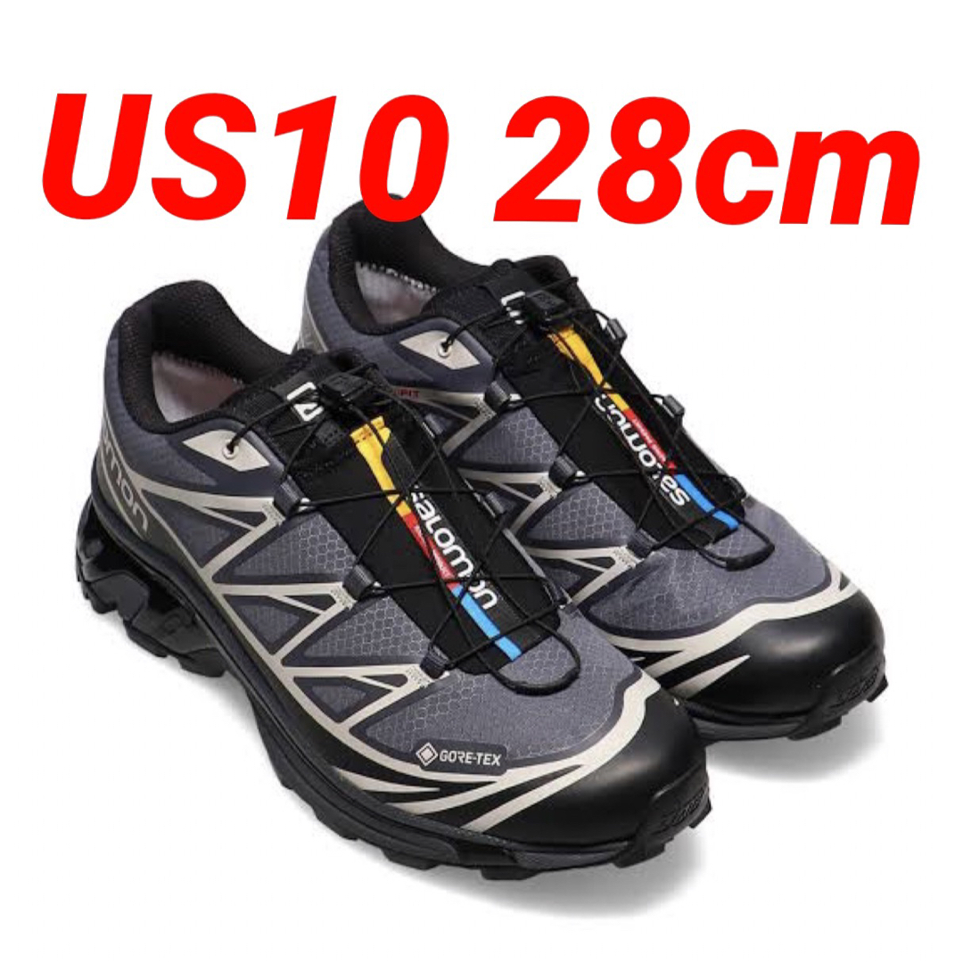 メンズ新品 28cm SALOMON XT-6 GTX Black Ebony