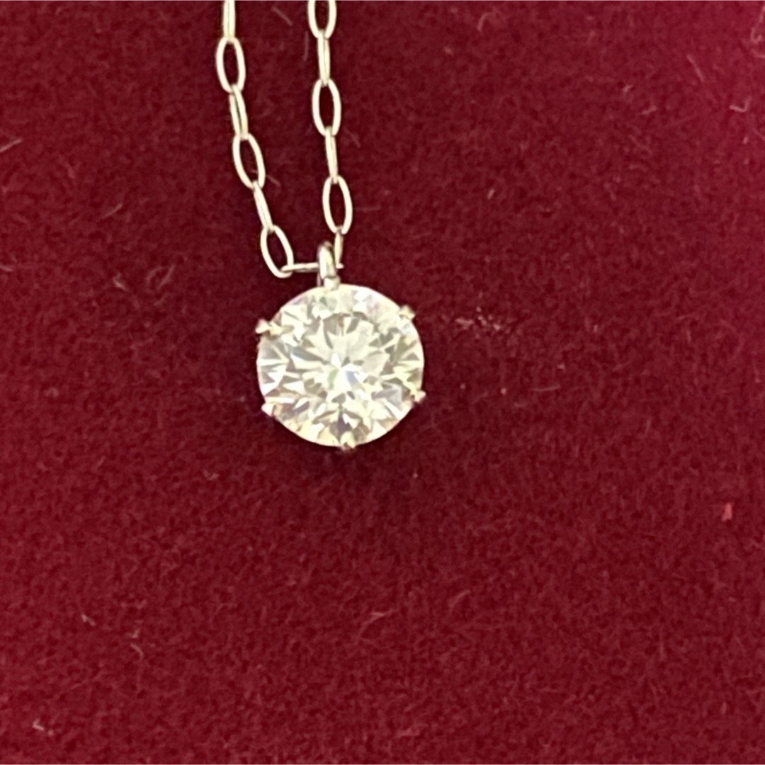 0.3ct Dカラー VVS EXダイヤモンド プラチナ一粒ダイヤネックレス ...