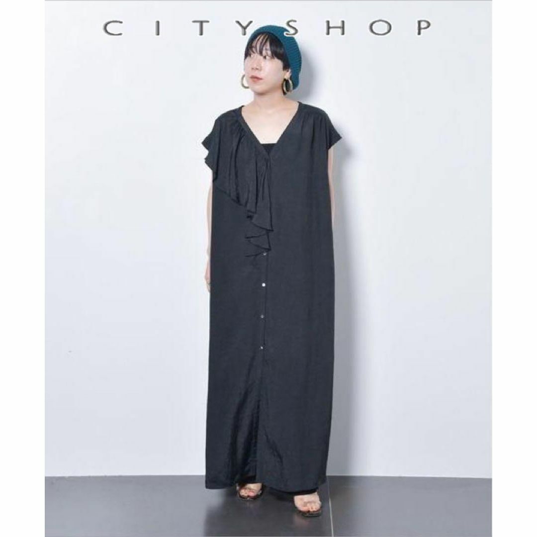 美品★CITYSHOP RAFFLE COLLAR DRESS 0718