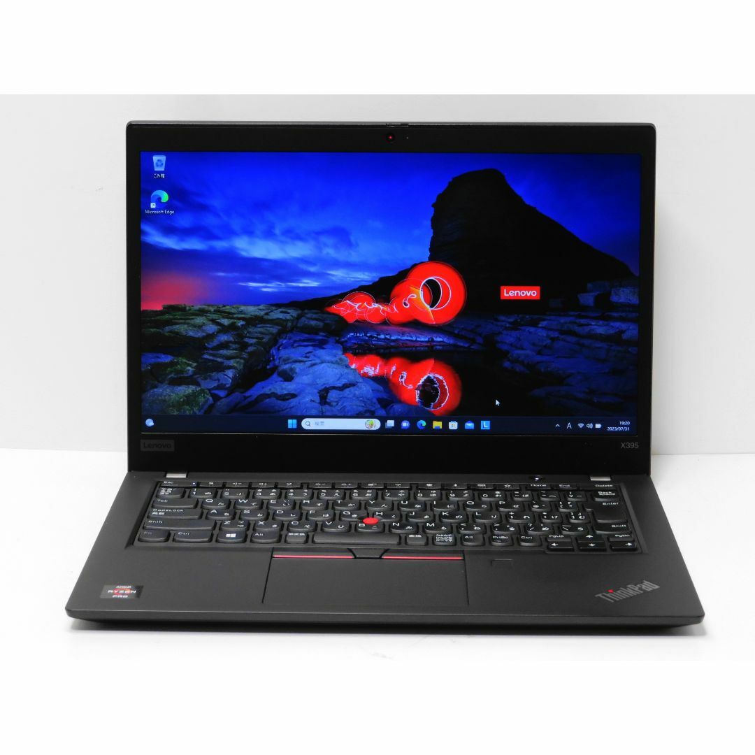 使用523h ThinkPad X395 Ryzen 5 PRO - ノートPC