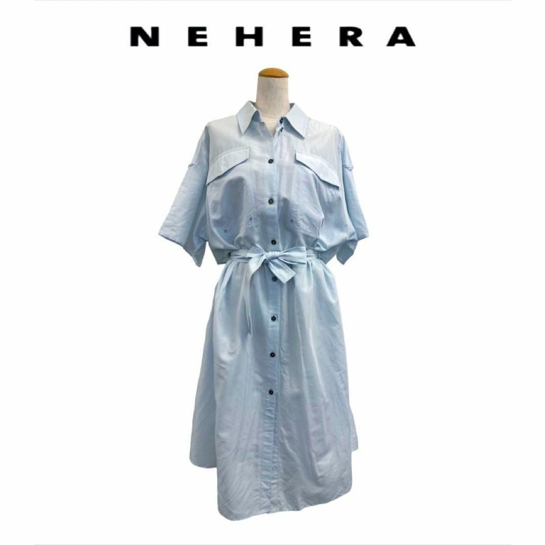 美品★NEHERA シャツワンピース 0722