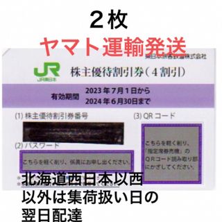 ジェイアール(JR)の２枚一組🚅JR東日本株主優待割引券🚅No.C3(鉄道乗車券)