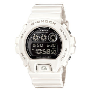 ジーショック(G-SHOCK)のCASIO カシオ Ｇショック DW-6900NB-7DR  ホワイト(腕時計(デジタル))