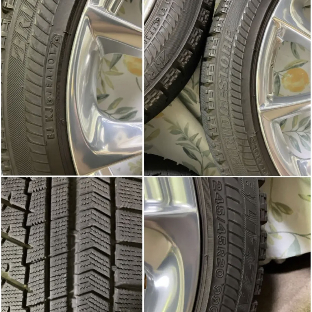 レクサス純正ホイール　BSスタッドレス　245/45R20