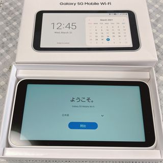 ギャラクシー(Galaxy)のGalaxy 5G Mobile Wi-Fi SCR01(PC周辺機器)