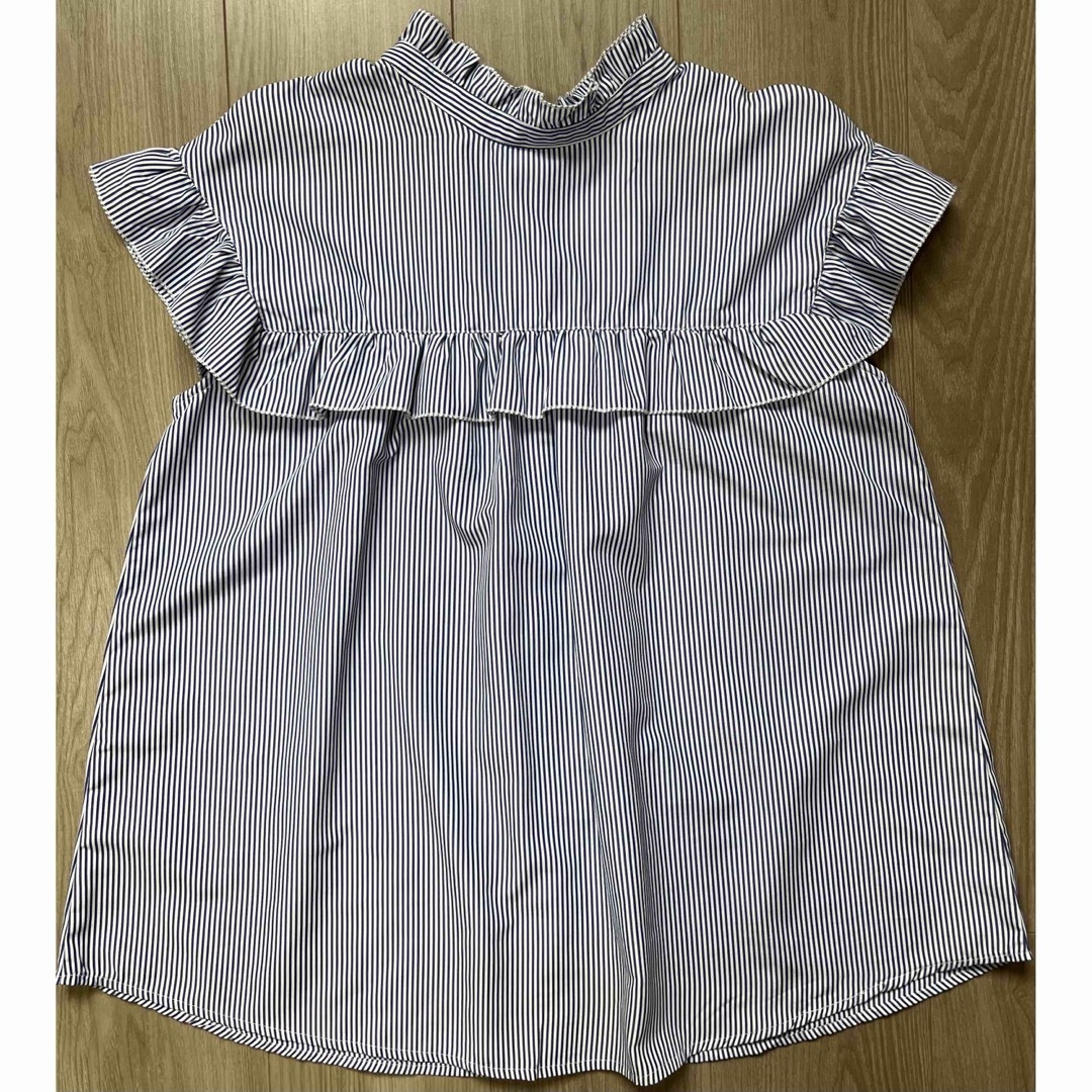 Discoat(ディスコート)のフリルノースリブラウス レディースのトップス(シャツ/ブラウス(半袖/袖なし))の商品写真