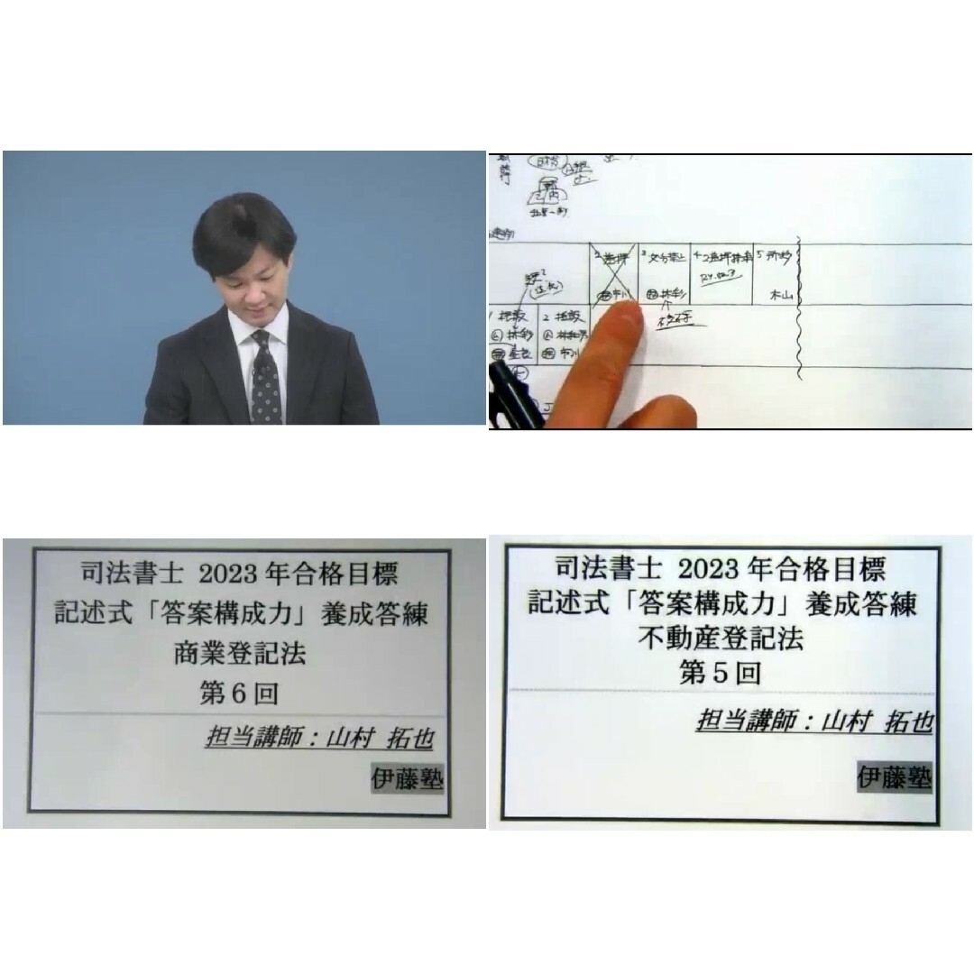 伊藤塾 2023年合格目標 記述式答案構成力養成答練 司法書士-