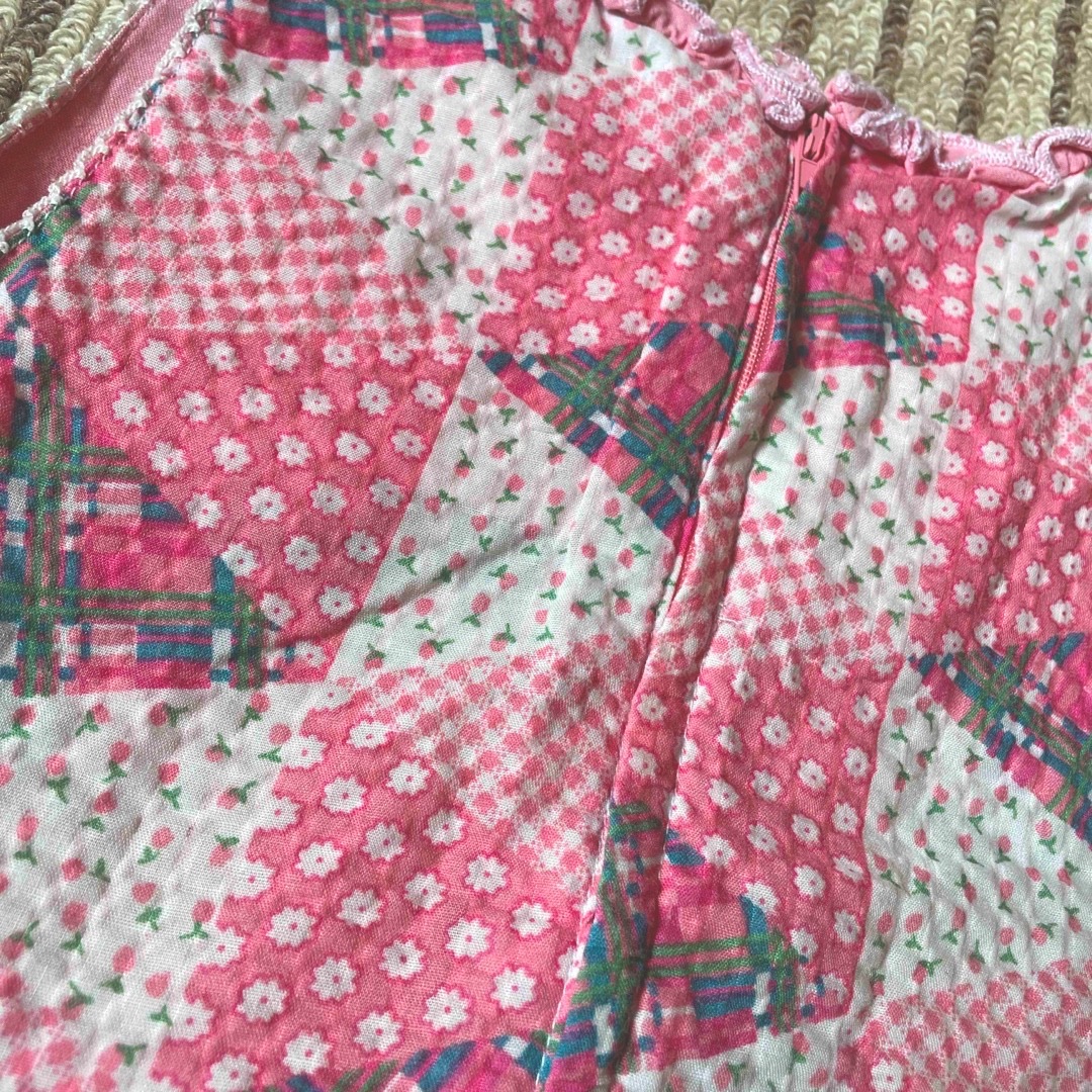 ピンク/ワンピース 100サイズ キッズ/ベビー/マタニティのキッズ服女の子用(90cm~)(ワンピース)の商品写真
