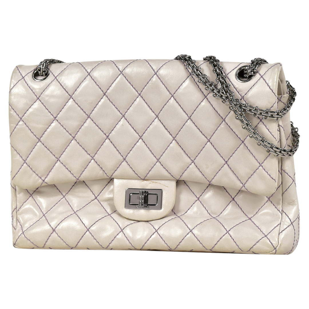 シャネル CHANEL 2.55 レザー ハンドバッグ