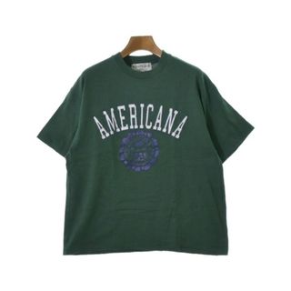 アメリカーナ(AMERICANA)のAmericana アメリカーナ Tシャツ・カットソー F 緑 【古着】【中古】(カットソー(半袖/袖なし))