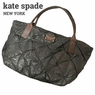 ケイトスペードニューヨーク(kate spade new york)のケイトスペード レディース キルティングトートバッグ♡柔らか素材 グレー系(トートバッグ)