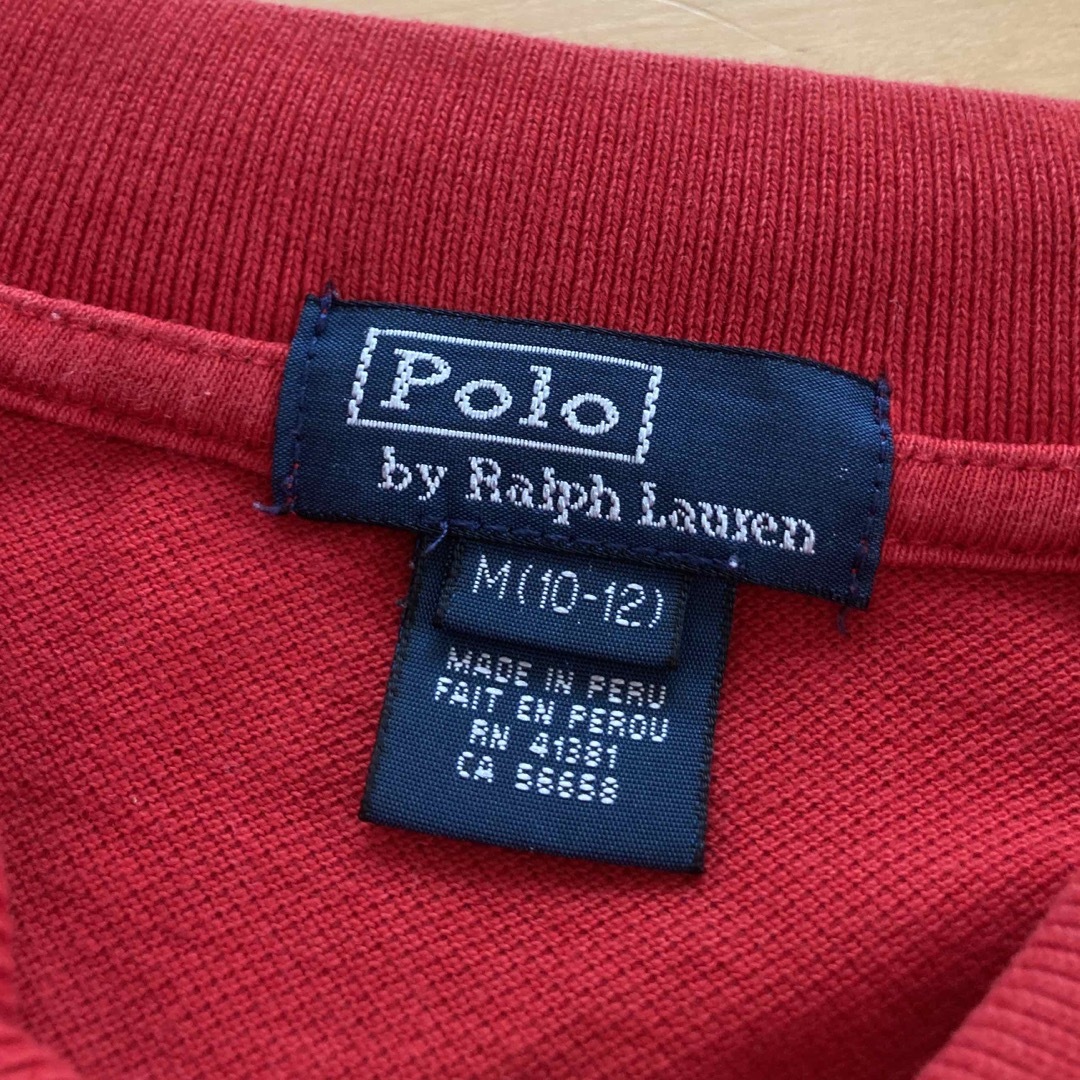 Ralph Lauren(ラルフローレン)の【お値下げ】ポロシャツ　ラルフローレン　ジュニアM （10-12） キッズ/ベビー/マタニティのキッズ服男の子用(90cm~)(Tシャツ/カットソー)の商品写真