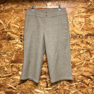 プランテーション(Plantation)のプランテーション レディース【M】クロップドパンツ ウールカシミヤ混 ベージュ(クロップドパンツ)