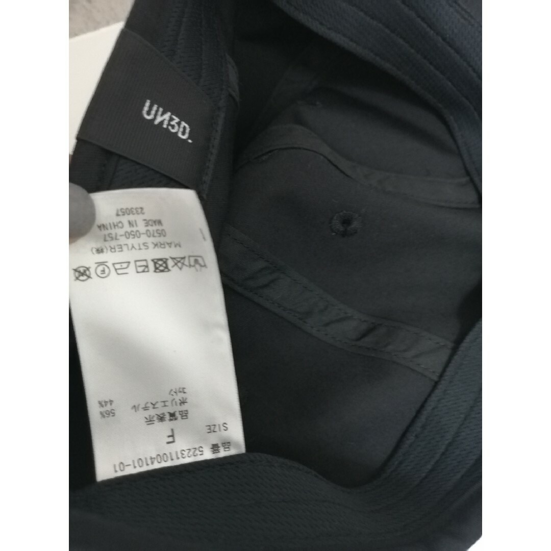 【3e51様専用】今期!UN3D. ベーシックキャップ !アンスリード