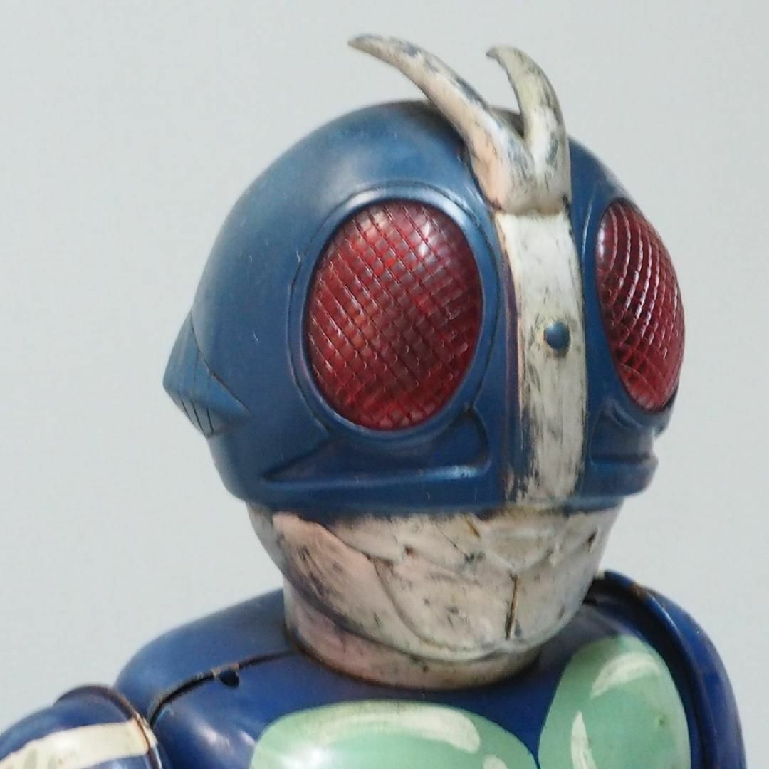ブルマァク【仮面ライダー電動歩行 錆有 電池蓋リメイク動作不良 ブルマァク【仮面ライダー電動歩行 錆有 電池蓋リメイク動作不良