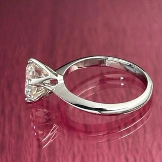 MR19／ 10号 3ct 3カラット 9㎜ モアサナイト リング 925