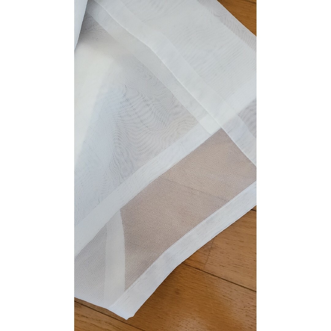 ニトリ(ニトリ)のNITORI　カーテン　約100×180cm　&　レースカーテン　4枚セット インテリア/住まい/日用品のカーテン/ブラインド(カーテン)の商品写真