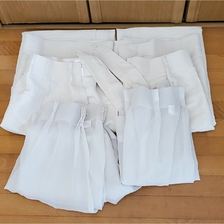 ニトリ(ニトリ)のNITORI　カーテン　約100×180cm　&　レースカーテン　4枚セット(カーテン)