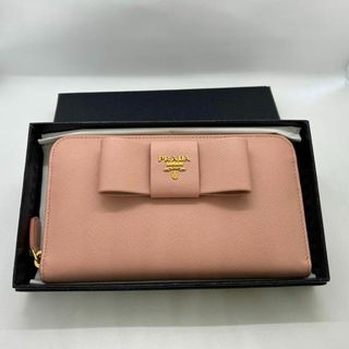 プラダ(PRADA)のぽとらあさん専用　PRADA 1M0506 SAFFIOC ピンク　長財布　新品(財布)