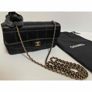 シャネル CHANEL ショルダーバッグ 斜め掛けショルダーバッグ カメリア ココマーク ベルベット/レザー マルチカラー/ブラック ゴールド レディース 送料無料 e56564a