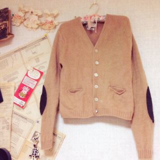 古着 ✦ ひじあてカーディガン(カーディガン)