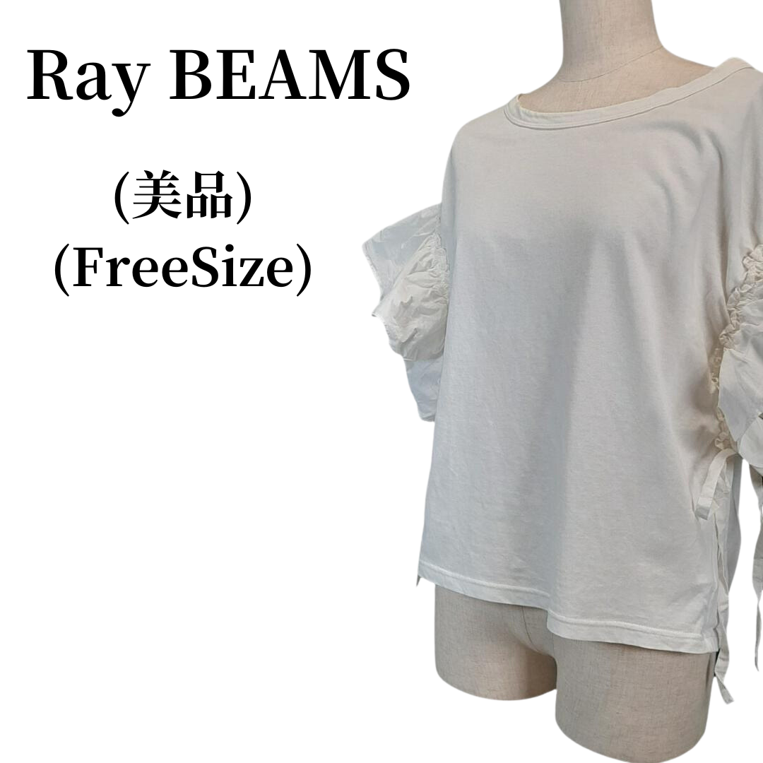 Ray BEAMS(レイビームス)のRay BEAMS レイビームス カットソー 春夏コーデ 匿名配送 レディースのトップス(カットソー(半袖/袖なし))の商品写真