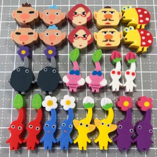 エンスカイ(ensky)のPIKMIN ensky  エンスカイ　ピクミン　つめつめ消しゴム(キャラクターグッズ)