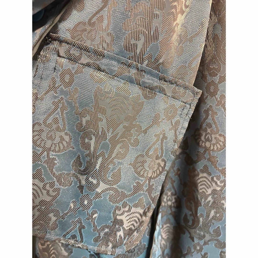 Ameri VINTAGE(アメリヴィンテージ)のMEDI ALICIA JACQUARD JACKET ブルー　完売品 レディースのジャケット/アウター(テーラードジャケット)の商品写真