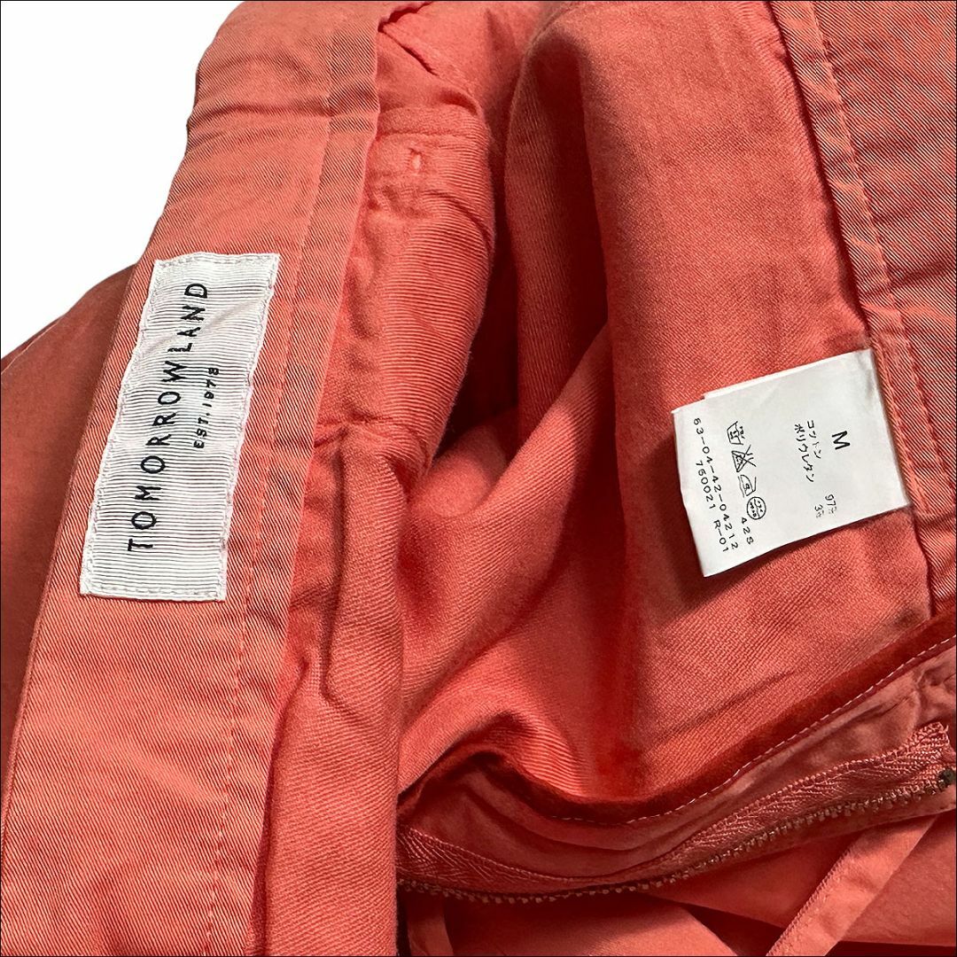TOMORROWLAND(トゥモローランド)のJ7267 新品 トゥモローランド ドローコード イージーパンツ オレンジ系 M メンズのパンツ(スラックス)の商品写真