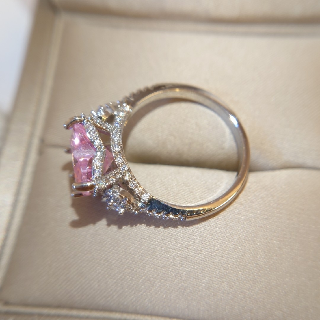 718 高級 sona ダイヤモンド ピンクダイヤモンド ハート レディースのアクセサリー(リング(指輪))の商品写真