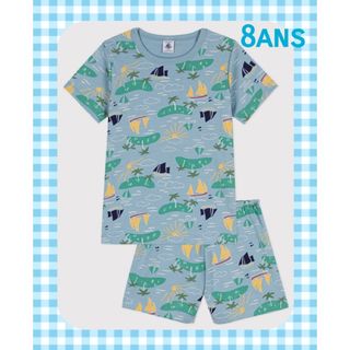 プチバトー(PETIT BATEAU)のプチバトー　プリント半袖パジャマ(パジャマ)