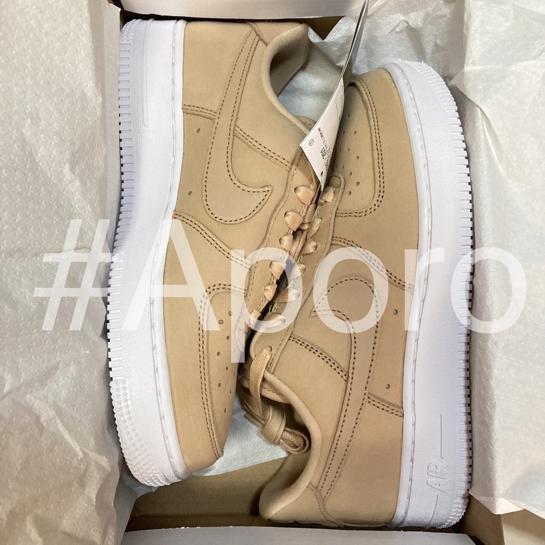 NIKE(ナイキ)のNIKE ナイキ AIR FORCE 1 エアフォース1 ベージュ 24 新品 レディースの靴/シューズ(スニーカー)の商品写真