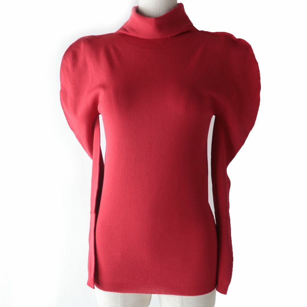 極美品☆正規品 me ISSEY MIYAKE ミーイッセイミヤケ MI02KJ422 タートルネック 長袖 カットソー/トップス レッド 日本製 レディース | フリマアプリ ラクマ