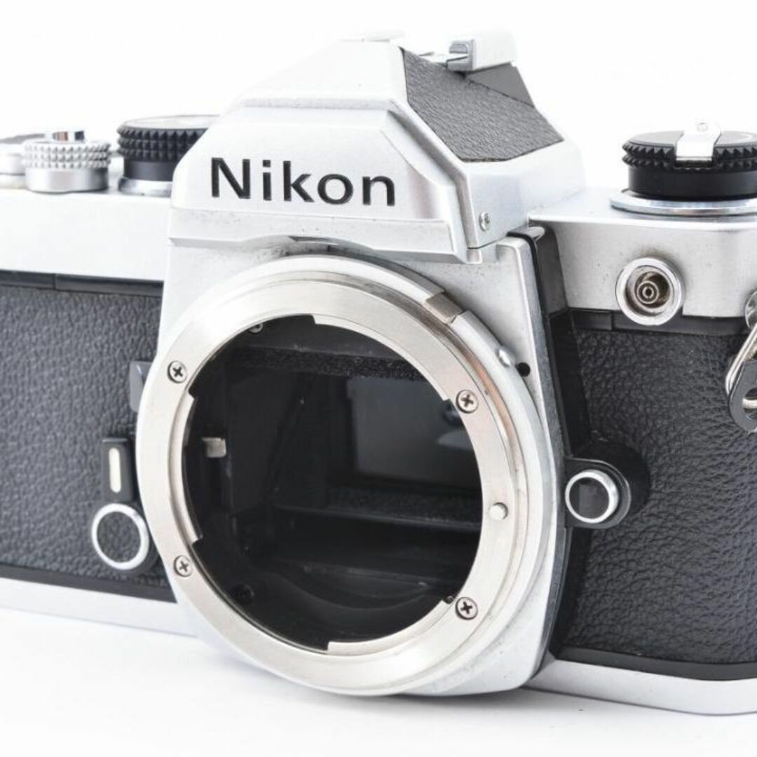 超美品 NIKON FM シルバー フィルムカメラ モルト新品交換済 Y856