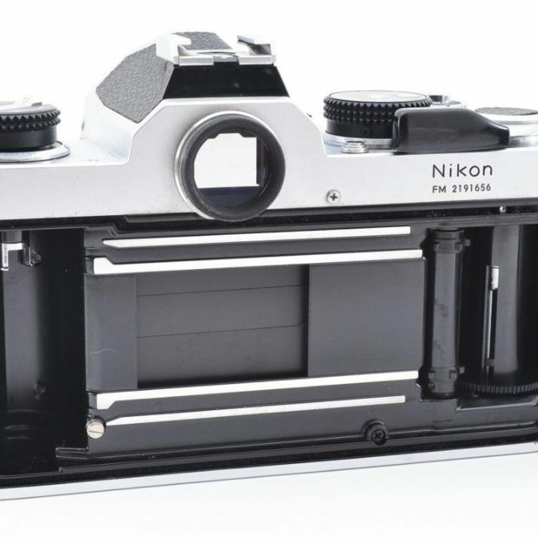 超美品 NIKON FM シルバー フィルムカメラ モルト新品交換済 Y856