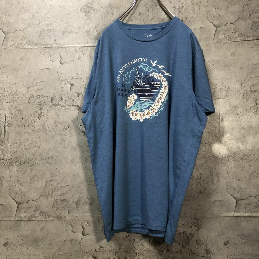 ATLANTIC CHARTER 船 アロハ ハイビスカス Tシャツ