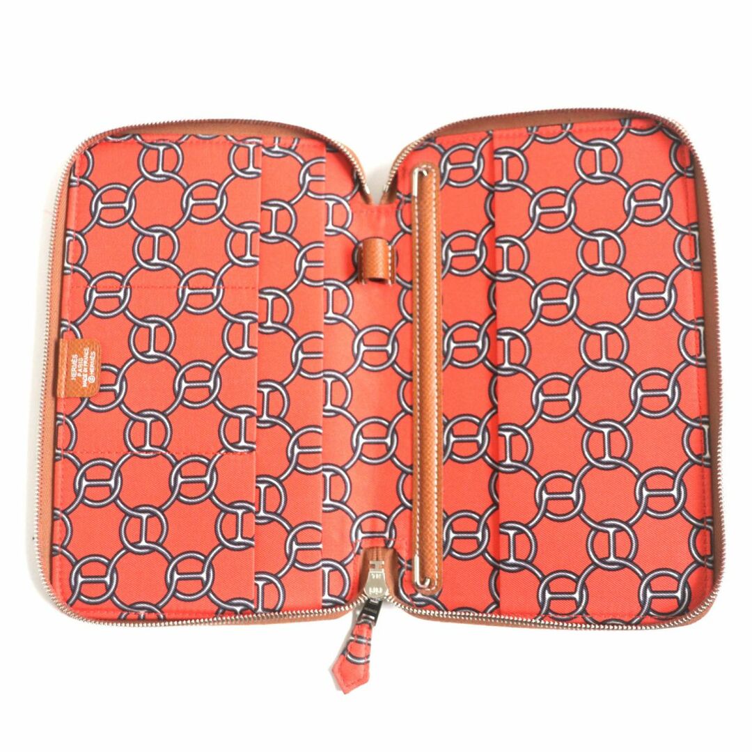 Hermes 美品▽エルメス アジェンダジップ シルクイン ラウンドファスナー ヴォーエプソン レザー 手帳カバー/ノートカバー ゴールド 仏製  Q刻印の通販 by 衣類＆ブランドリサイクル GREEN ラクマ店｜エルメスならラクマ