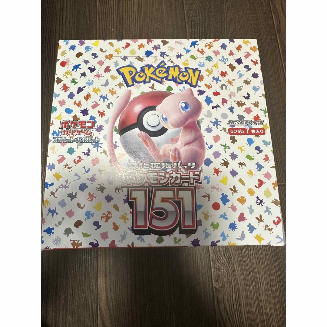 ポケモン(ポケモン)の151 シュリ無し　ぺりぺりあり エンタメ/ホビーのトレーディングカード(Box/デッキ/パック)の商品写真