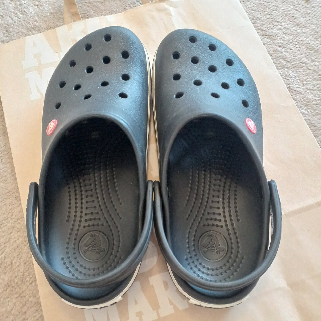 crocs(クロックス)のクロックス　黒　25cm 　M7 メンズの靴/シューズ(ビーチサンダル)の商品写真